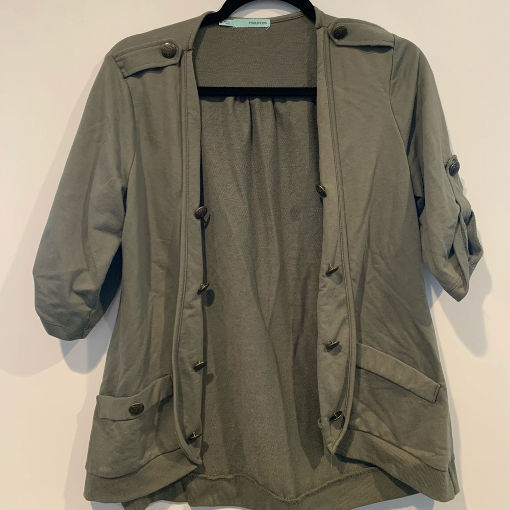 Green Cardigan